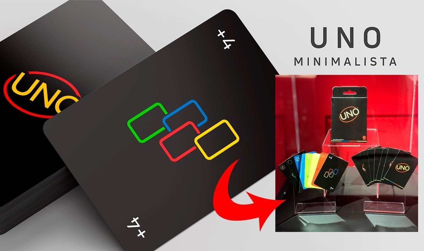 O jogo de cartas UNO ganha versão minimalista no projeto conceitual do  designer Warleson Oliveira – Rafaela MR Design