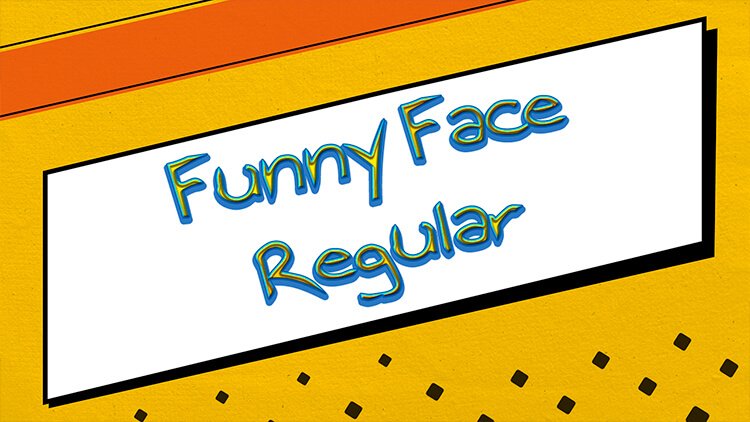 14 fontes gratuitas para quadrinhos (sem Comic Sans) • Funny face regular