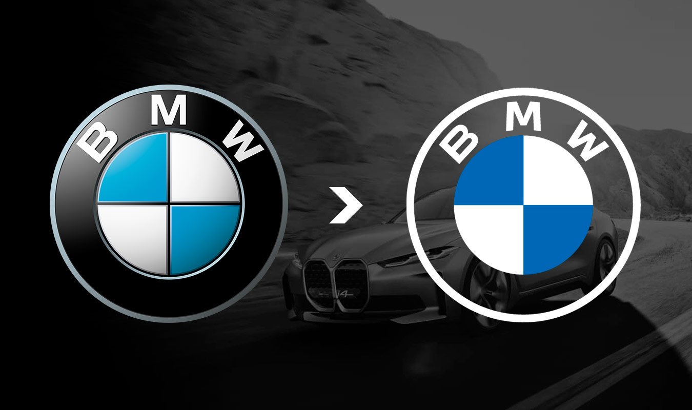BMW apresenta seu novo logotipo com fundo transparente • bmw novo logotipo