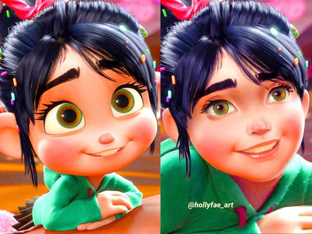Essa artista redesenhou alguns personagens da Disney em proporções mais realistas • princesas da disney em proporcoes realistas 3