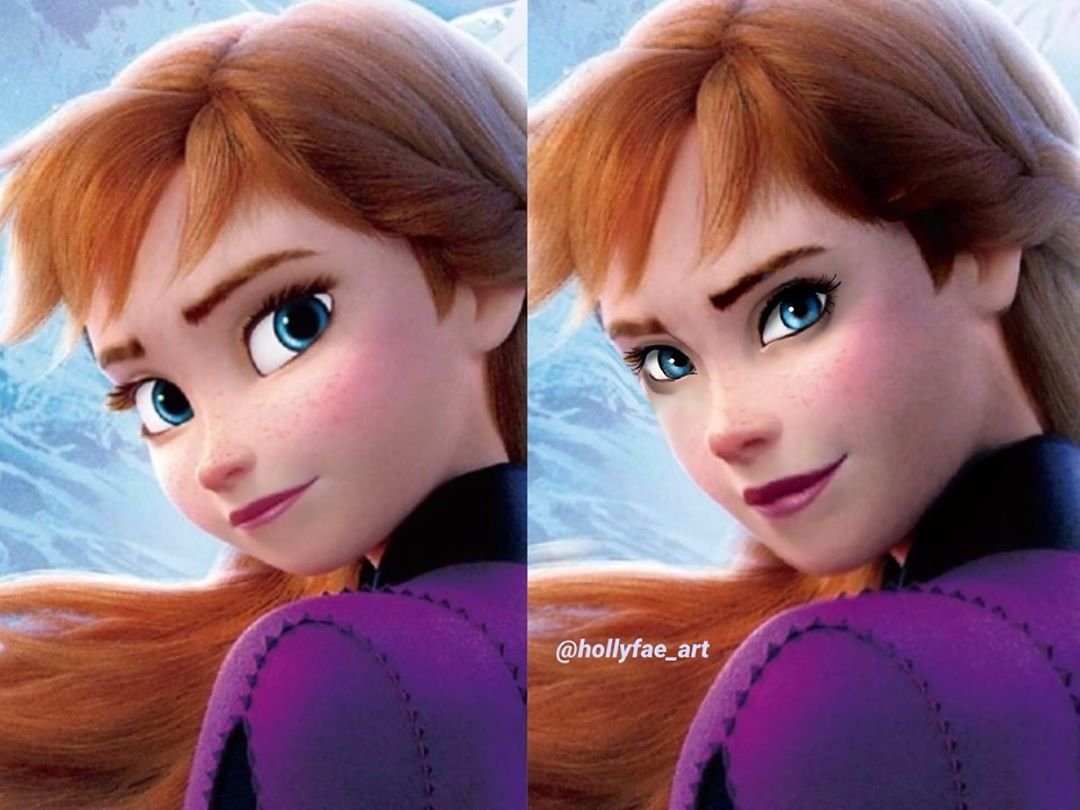 Essa artista redesenhou alguns personagens da Disney em proporções mais realistas • princesas da disney em proporcoes realistas 5