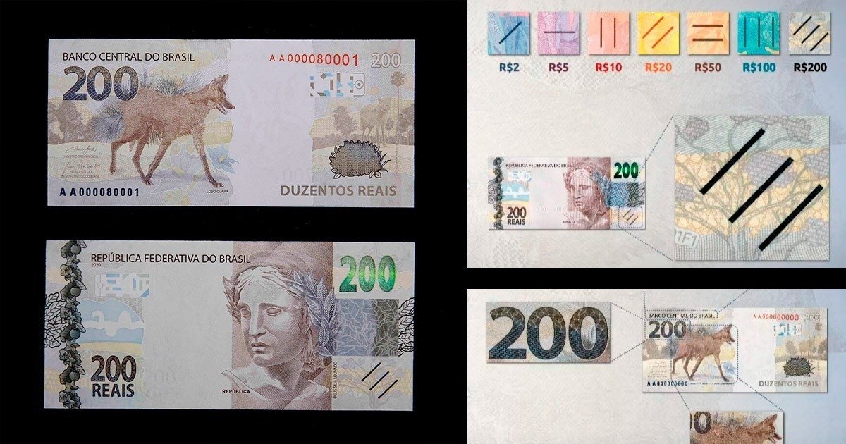 Banco Central revela design e características da nova cédula de R$200 ...