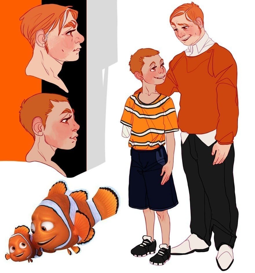 Essas criativas ilustrações mostram as versões humanas de personagens de desenhos animados • criativas ilustracoes versoes humanas personagens de desenhos animados 7