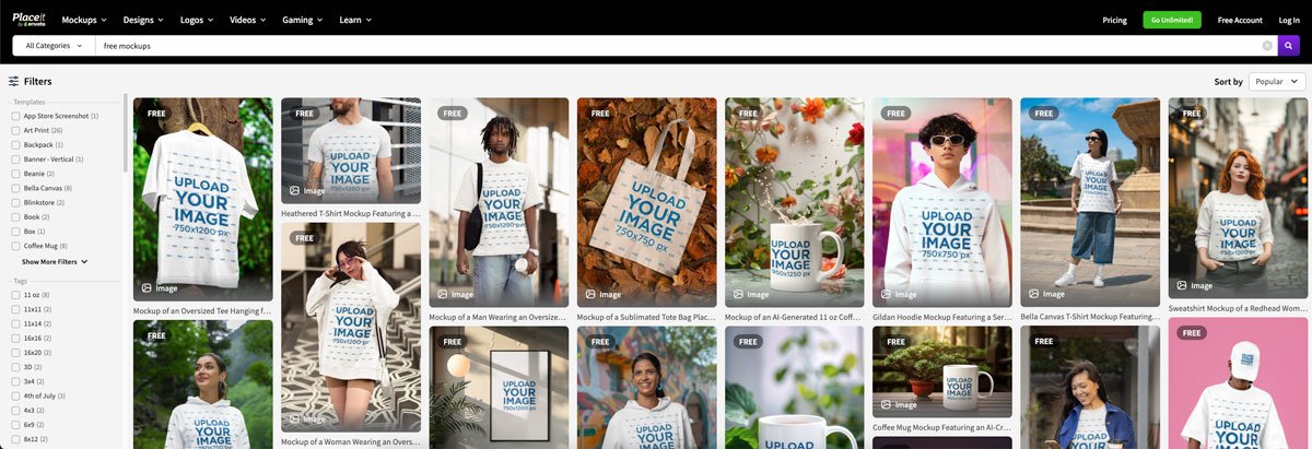 15 sites de mockup que todo designer deveria conhecer • sites mockup placeit