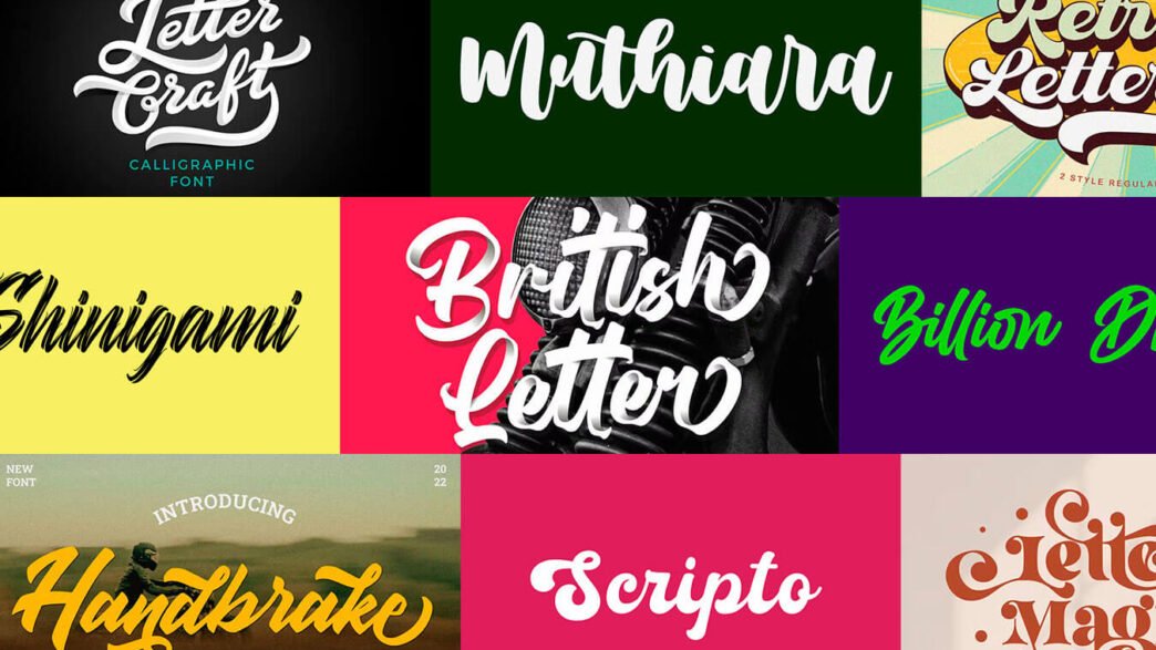 Fontes de Lettering: 30 Opções Gratuitas e Premium para Download • fontes lettering