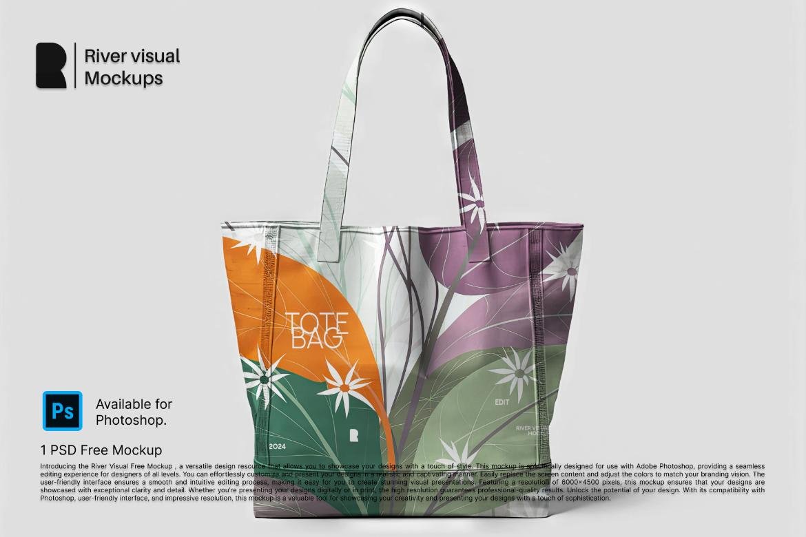 Mockup de Bolsa Tote