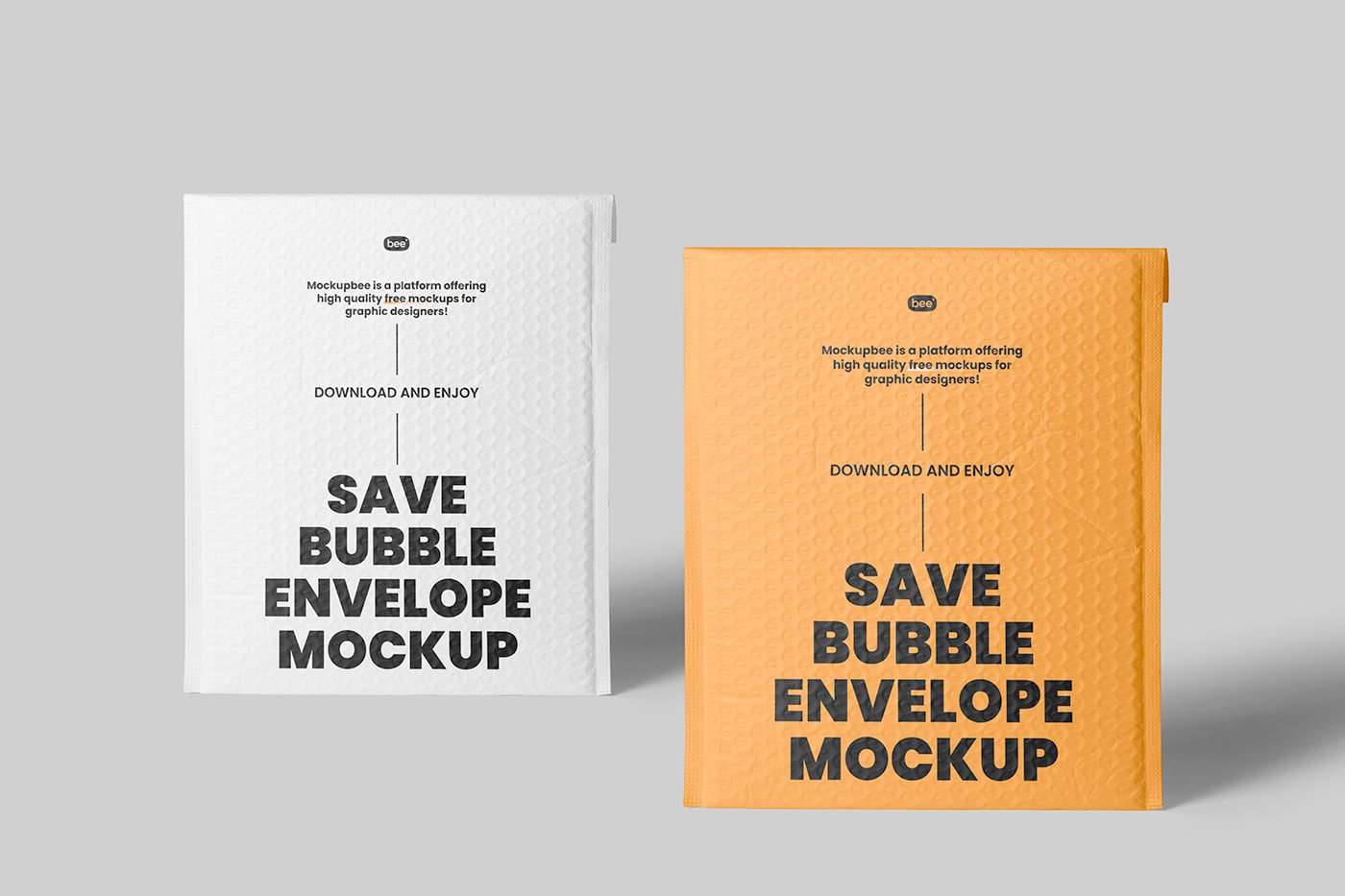 Mockups Gratuitos de Envelope de Bolha Grande