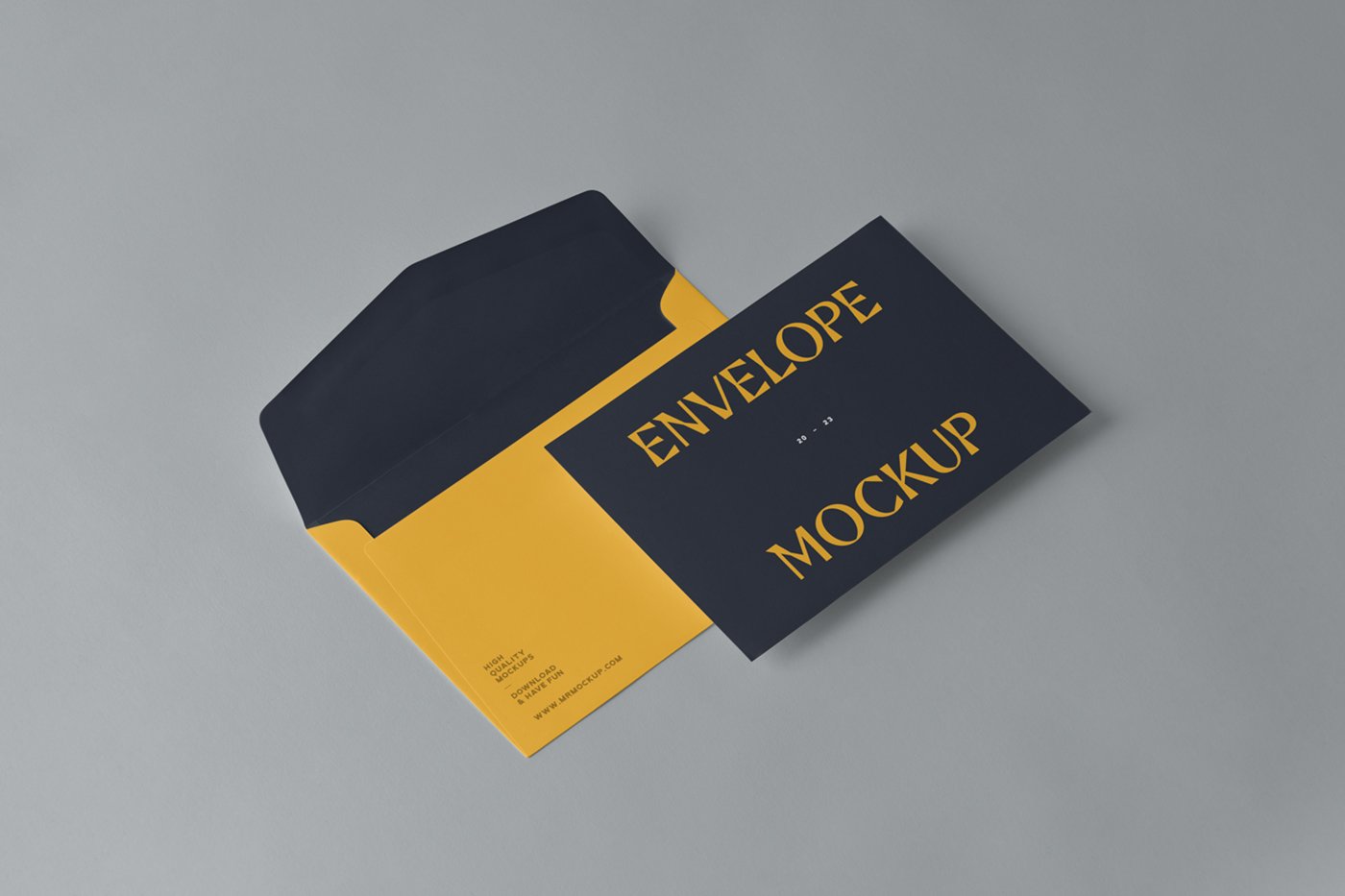 Mockup de Duas Pequenas Envelopes Grátis