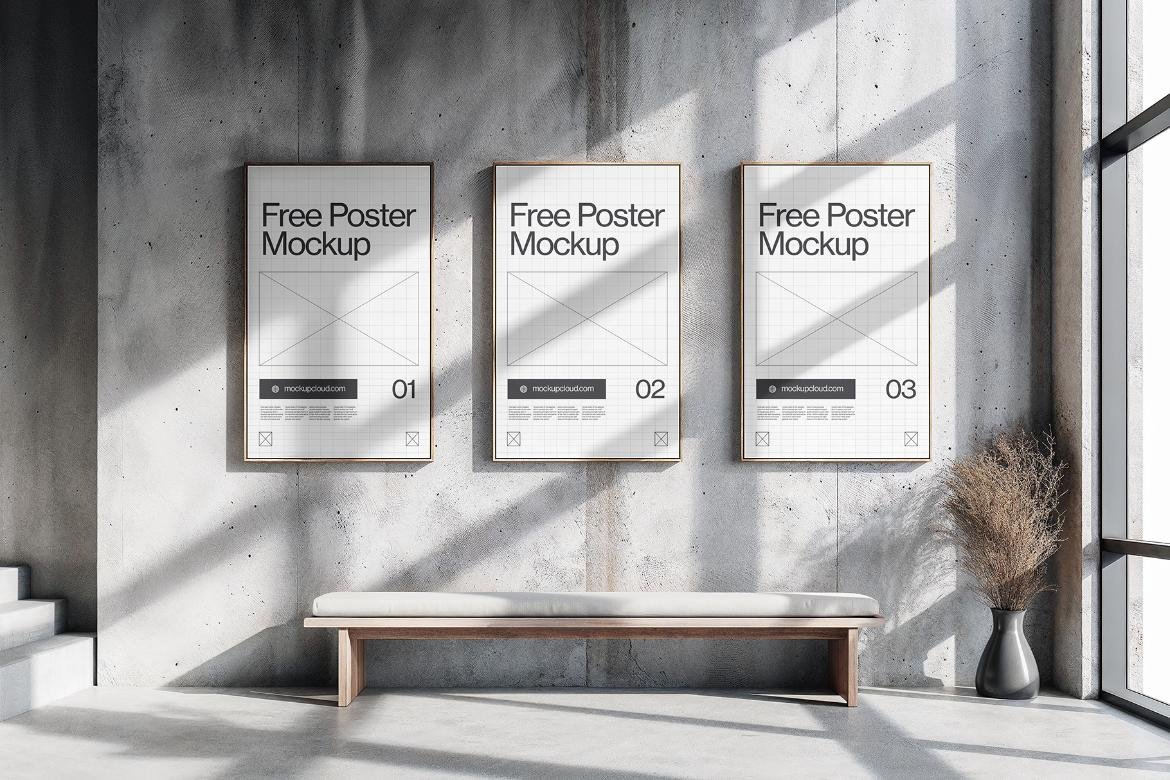 Mockup de Poster Gratuito
