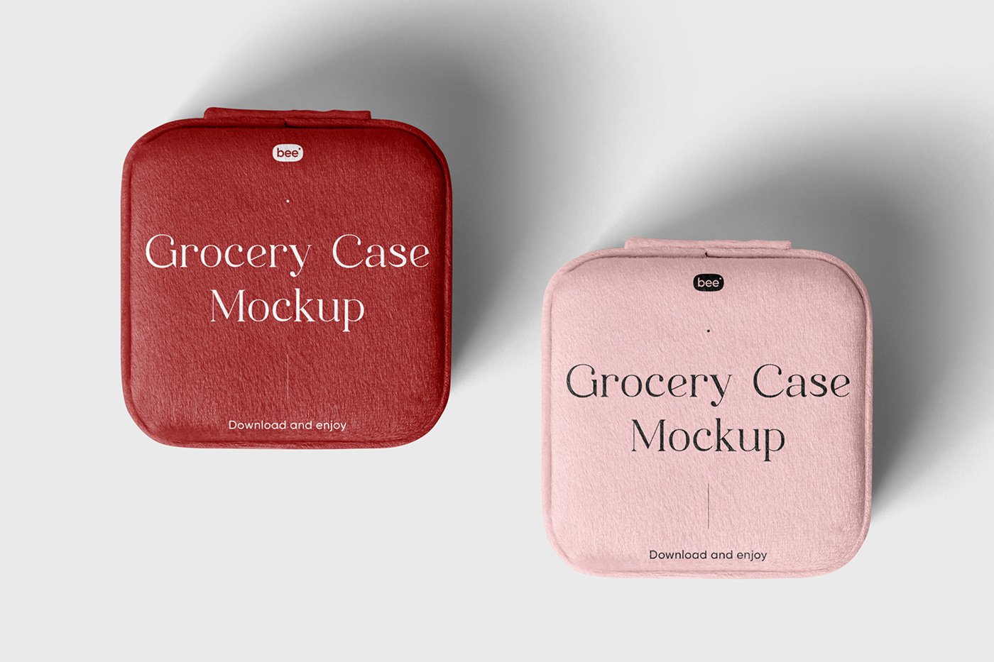 Mockups Gratuitos de Capa Fofa Quadrada