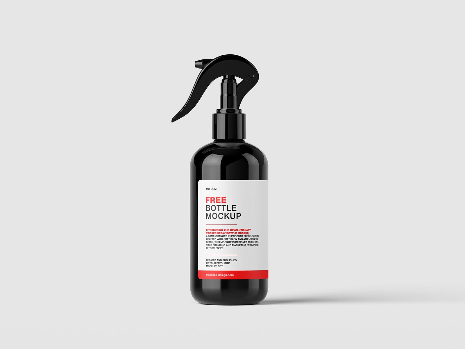 Mockup de frasco de spray gatilho