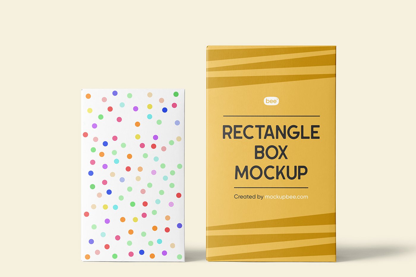 Mockup de Caixas Verticais Grátis