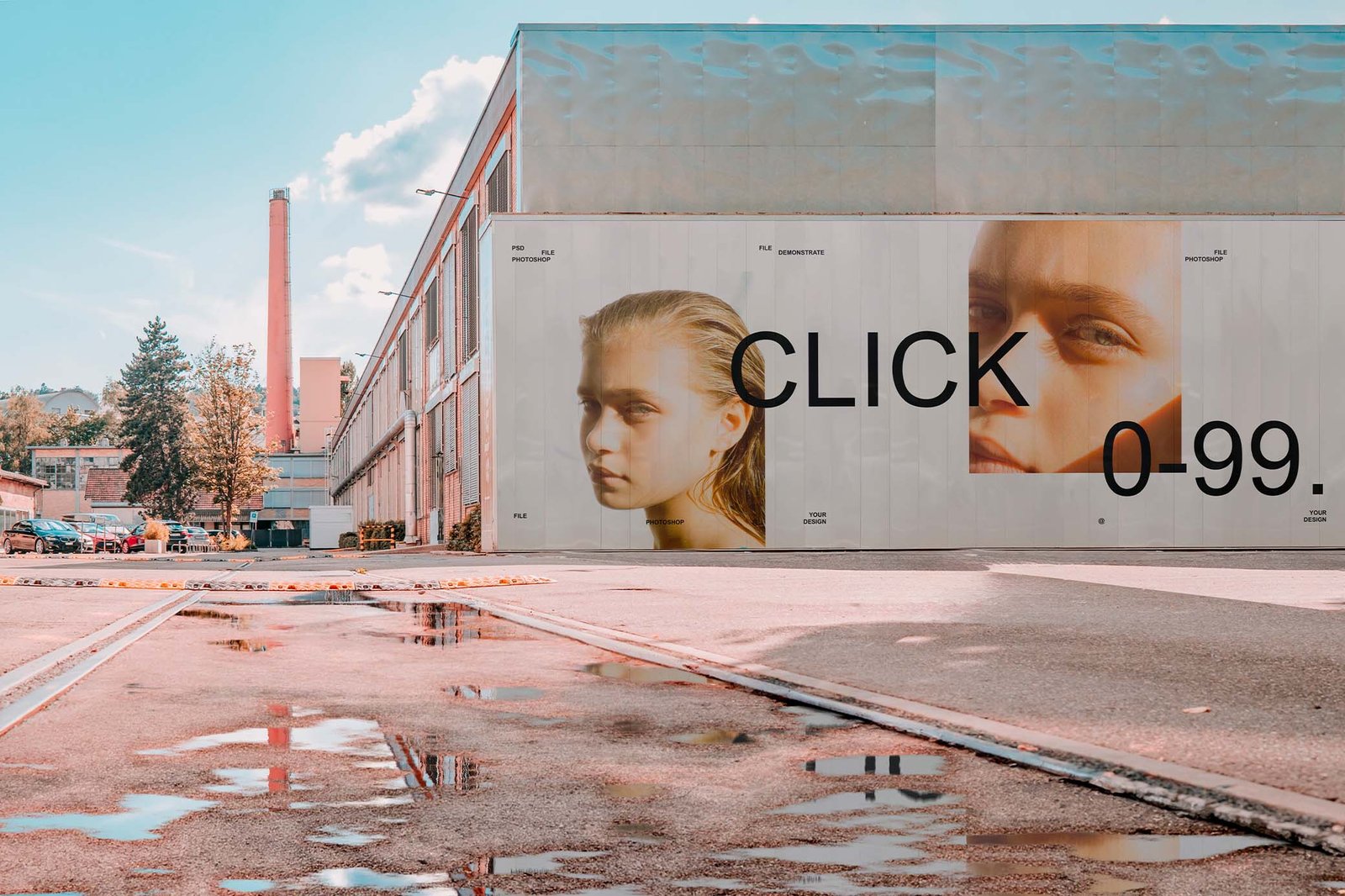 Mockup de Publicidade Externa Vol.6