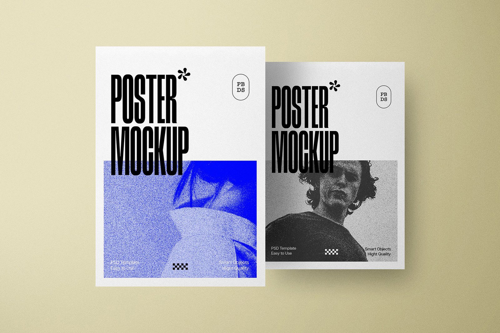 Mockup de Pôsteres Realísticos