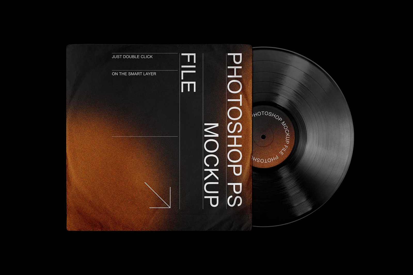 Mockups de Disco de Vinil
