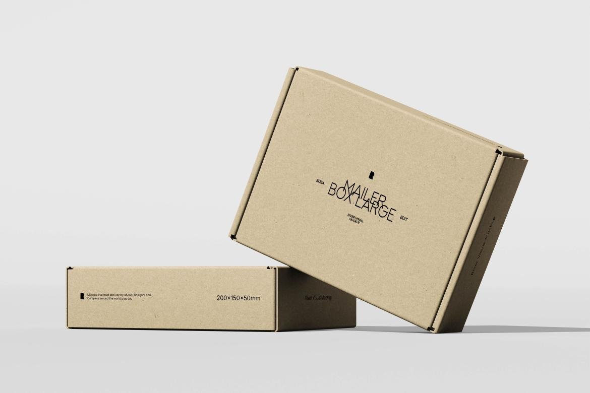 Caixa de Correio Tamanho Grande - Mockup Grátis
