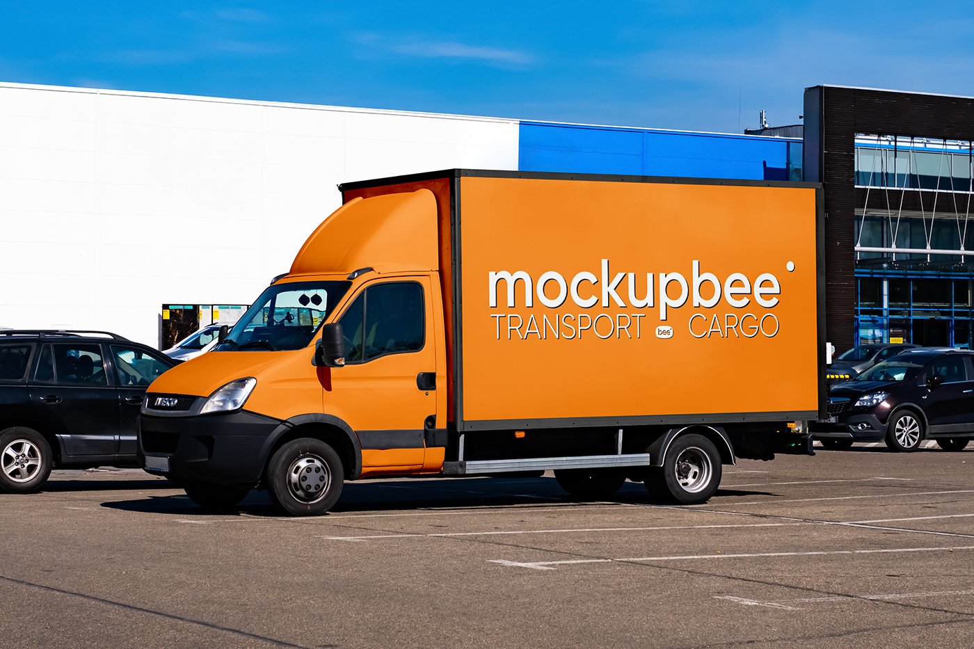 "Mockup de Carro PSD com Entrega Grátis"