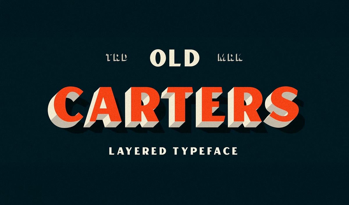 As melhores Fontes Vintage: 35 opções gratuitas e premium • fonte vintage anos 20 carters