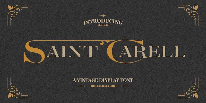 As melhores Fontes Vintage: 35 opções gratuitas e premium • fonte vintage anos 20 saint carrel