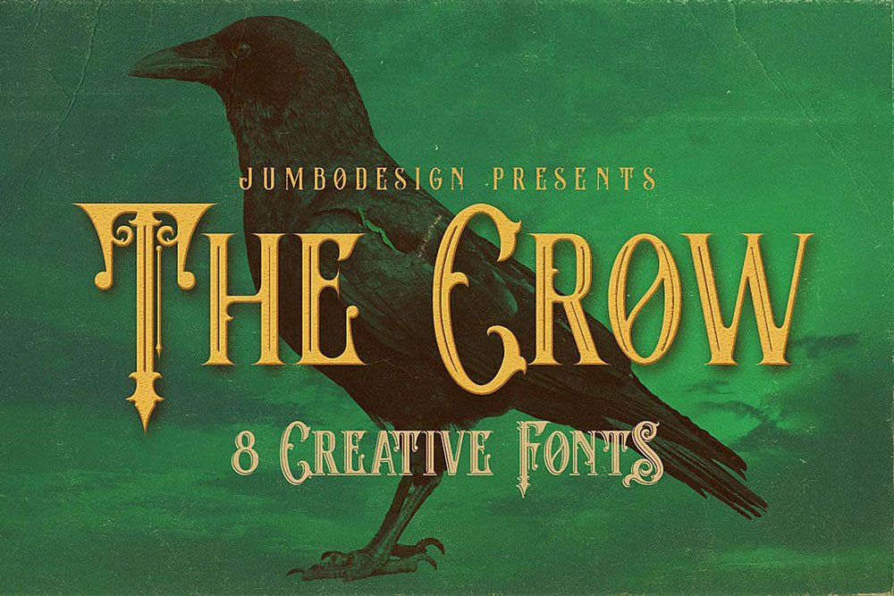 As melhores Fontes Vintage: 35 opções gratuitas e premium • fonte vintage anos 20 the crow
