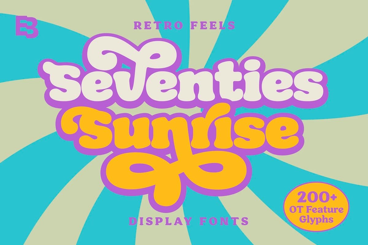 As melhores Fontes Vintage: 35 opções gratuitas e premium • fonte vintage anos 70 seventies