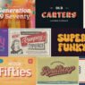 As melhores Fontes Vintage: 35 opções gratuitas e premium • fontes vintage