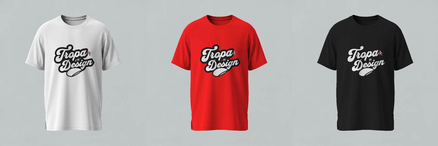 Dica nº3 para Criar Estampas de Camiseta: Teste em diferentes fundos