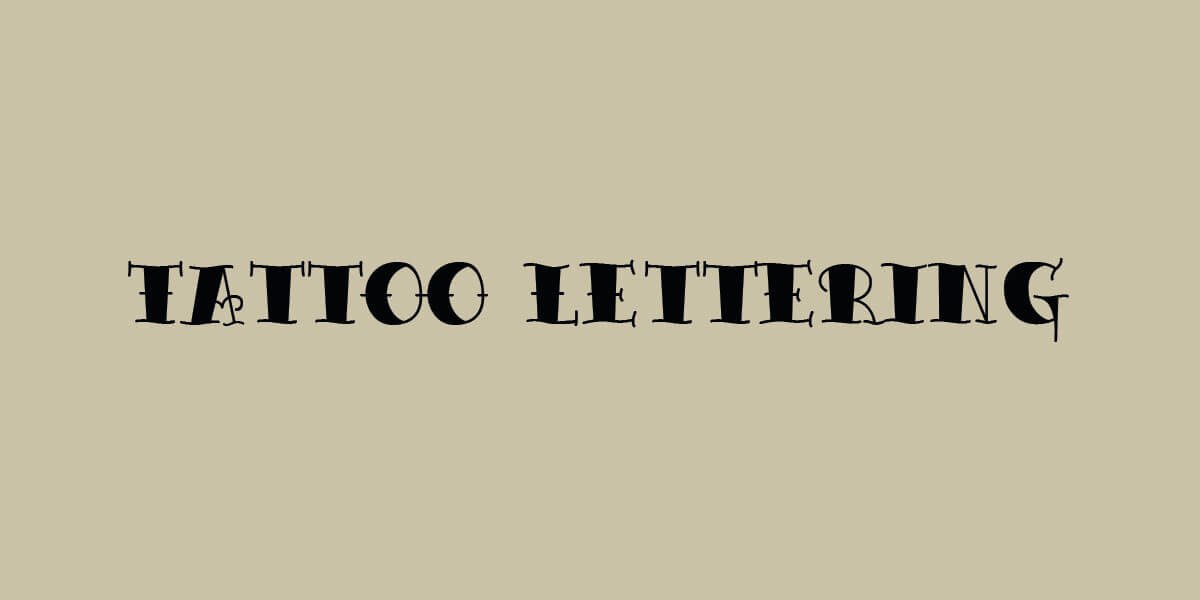 40 Fontes para Tatuagem (Grátis e Premium) para usar em seus projetos de design • fonte para tatuagem 5