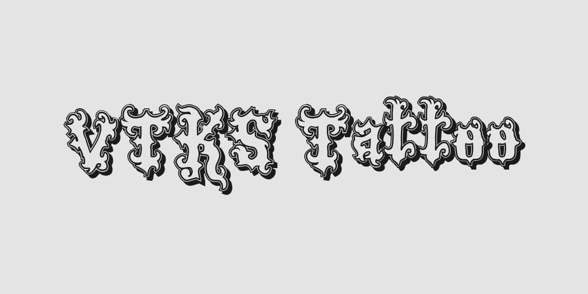40 Fontes para Tatuagem (Grátis e Premium) para usar em seus projetos de design • fonte tatuagem free 5