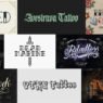 40 Fontes para Tatuagem (Grátis e Premium) para usar em seus projetos de design • fontes para tatuagem tattoo